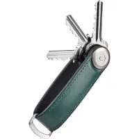 OrbitKey Hybrid Leather Key Holder Pine Green