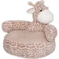 Atmosphera Kids Kinderfauteuil Giraf 48x42x45cm - Bruin