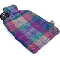 Caroline wolfe murray Kruik Paars Roze - 2 liter - Harris tweed - Handgemaakt in Schotland - Caroline Wolfe