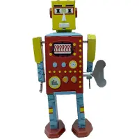 Fnac Kinderdecoratie opwindbare blikken robot BuzzBot