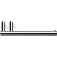 DECOR WALTHER WC Rolhouder Mikado TPH1 Enkel Zwart Chrome PVD