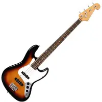 SX Elektrische basgitaar - SJB62-3TS - Retro Series 62 - J-Style - 2x Single Coil - 3-Tone Sunburst - Inclusief tas