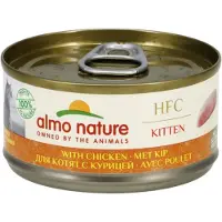 Almo Nature cat kitten kip kattenvoer - 24x 70g