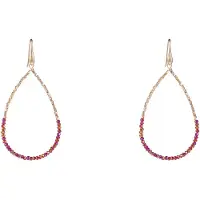 Go Dutch Label Day&Eve by Oorhangers Elegant Beads Drop Fuchsia