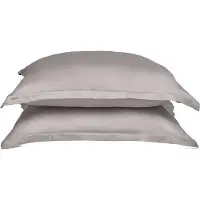 Coco & Cici TENCEL - Sateen Kussensloop Taupe 1 kussensloop 60x70 zonder volant