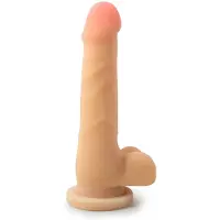 Blush Novelties - Sam - Realistische dildo met ballen en zuignap - 18 cm