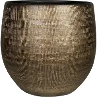 Ter Steege Bloempot Bruin-Goud D 42 cm H 38 cm