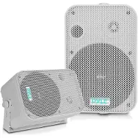 Pyle - Dual Waterdicht Outdoor Luidsprekersysteem 16,51 cm - Weerbestendige Wand-/Plafondluidsprekers