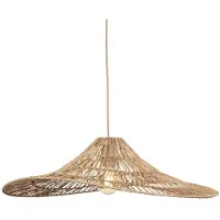 Good&Mojo Design hanglamp Cuzco, dimbaar, hout licht, Woon-/ Eetkamer, Design, hanglamp