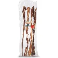 Beeztees RUNDERKOPHUID 5 STUKS VAN 85 CM - ALS AANVULLENDE VOEDING OF REUZESNACK. TANDVERZORGEND 100% NATUURLIJK