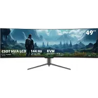 TITAN ARMY C49SHC Gaming-monitor, 32:9 beeldverhouding, 144 Hz, modelnummer C49SHC