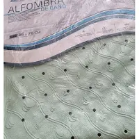 Gerimport Badmat Anti-slip 76 x 36 Cm Rubber Groen