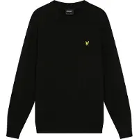 Lyle & Scott Lyle and Scott Grid knit crew neck jumper
