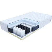 FDM LUMINO Matras 80x200 cm - Hoogte 29 cm H2 en H3 - Pocketvering Matrassen - Dubbelzijdig - 7 zones - Antiallergisch