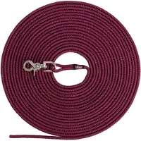 Trixie hondenriem sleeplijn rond zonder handlus sangria rood 20 mtr x 0,6 cm