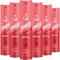 Schwarzkopf 6x Junior Hairspray Ultra Reflex Shine 250 Ml