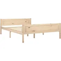 vidaXL Bedframe massief grenenhout 120x200 cm