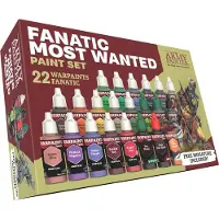 Army Painter , Warpaints Fanatic Most Wanted 22 x 18 ml Acrylverf, Miniatuur Hobby Schilderen, Kwaliteitsverf voor Miniatuur Wargaming