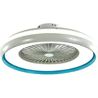 V-TAC VT-5022-B AC motor voor boxventilator - wit + blauwe ring - 45 watt - 3000 lumen - 3IN1