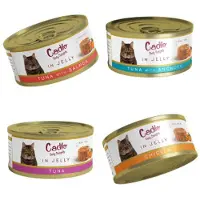 Cadilo Daily Delights - gelei smakenmix - natvoer kat (12 x 70 g) 4 verpakkingen (48 x 70g)