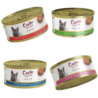 Cadilo Daily Delights - paté smakenmix - natvoer kat (12 x 70 g) 4 verpakkingen (48 x 70g)