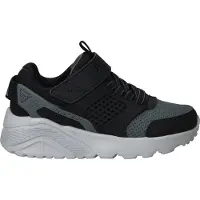 SKECHERS Uno Lite Gridstill jongens sneakers zwart maat 33
