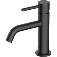 FortiFura Calvi Slim Wastafelkraan - 17.4cm - opbouw - mat zwart SW377835