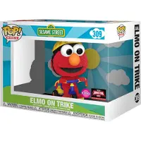 Funko POP! Pop! Animation Rides: Sesame Street Elmo on Trike (Flocked Exclusive Special Edition)