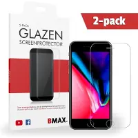 BMAX 2-pack iPhone 8 Glazen Screenprotector