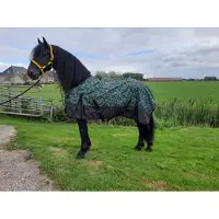GPD Regendeken luxe 0gram met fleece voering Green/swirl-155
