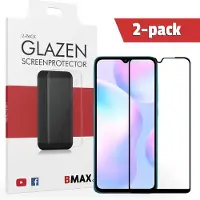 BMAX 2-pack XIAOMI Redmi 9A Screenprotector - Glass - Full Cover