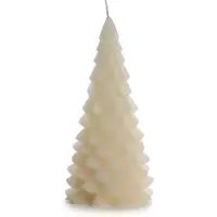 Rustik Lys Stompkaars Kerstboom Crème 42 Uur D 10 H 20 Cm
