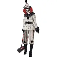 Vegaoo - Spookachtig clown kostuum voor volwassenen