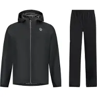 Rogelli Commuter Core Dames en Heren Regenpak - Waterdicht - Zwart