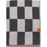 Mette Ditmer Retro handdoek Dark grey, 70x133 cm