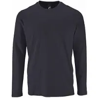 Sols Heren Keizerlijk T-Shirt met lange mouwen (Muisgrijs)