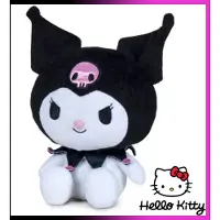 Hello Kitty Kuromi - Pluche Knuffel 36 cm {Speelgoed Knuffeldier Knuffelpop voor kinderen jongens meisjes | Keroppy Kuromi Melody Hello Kity Kat Cat Plush Toy}