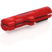 Knipex 16 64 125 SB Ontmantelingsgereedschap Voor Vlakke En Ronde Kabels - 125mm