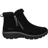 SKECHERS Boots 'Relaxed Fit: Easy Going - Cool Zip!' zwart