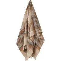 Bronte by moon Plaid Kintyre Beige - Shetland Lamswol - 140x185 - Bronte by Moon Scotland