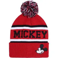 Sarcia.eu Warme, rode jongensmuts met pompon MICKEY Disney 52 cm
