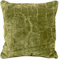 Unique living kussen chez 45x45cm moss green