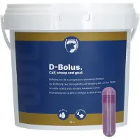 Excellent D-Bolus - Bicarbonaat pil - Buffering zuurtegraad - 72 stuks - Stimulering drinklust - Kalveren - Geiten - Schapen