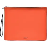 FolderSys Phat-Bag Siliconen Toilettas / Etui A5, rood met rits en draaglus, 2 stuks