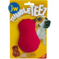 Jw Tumble Teez Treat Toy Maat M, rood Hond