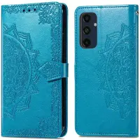 IMoshion Mandala Bookcase voor de Samsung Galaxy S24 FE - Turquoise