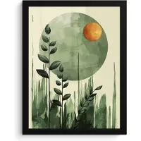 PosterMonkey Poster in lijst - Fotolijst 30x40 cm - Posters - Abstract - Natuur - Kunst - Zon - Modern - Posterlijst zwart - Decoratie - Wanddecoratie woonkamer - Muurdecoratie slaapkamer