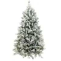 National Tree Company Snowy Hamilton kunstkerstboom met kunstsneeuw 183 cm