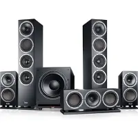 Teufel THEATER 500 Surround Direct "5.1-Set" Home cinema Zwart