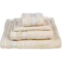 Pip studio Washandje Jasmin Jacquard Sand (Set van 3)